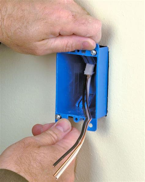 can i attache electrical box through through box|installing a remodel electrical box.